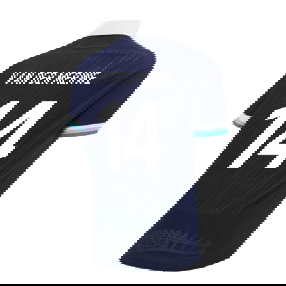 2024-2025 Scotland Rugby Home Replica Shirt (Van Der Merwe 14)