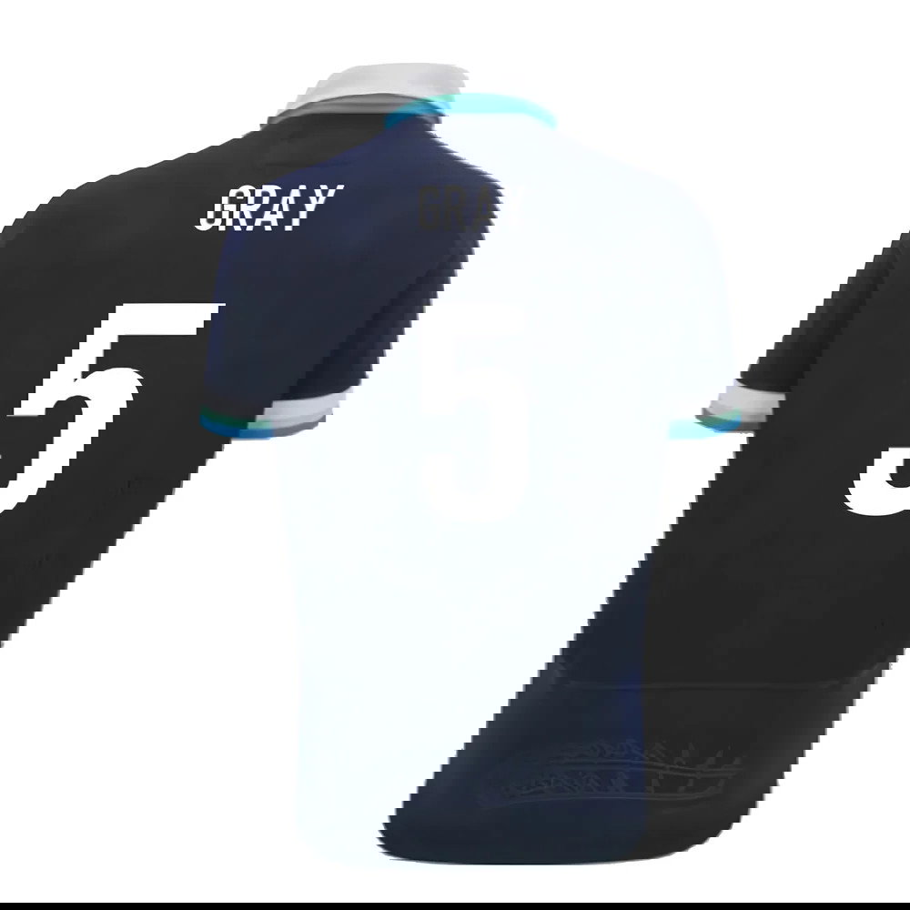 2024-2025 Scotland Rugby Home SS Cotton Shirt (Gray 5)