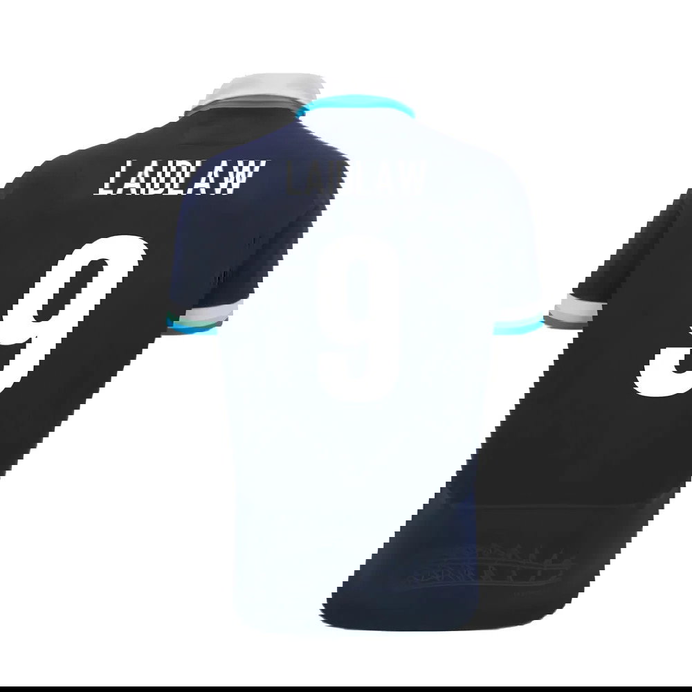 2024-2025 Scotland Rugby Home SS Cotton Shirt (Kids) (Laidlaw 9)