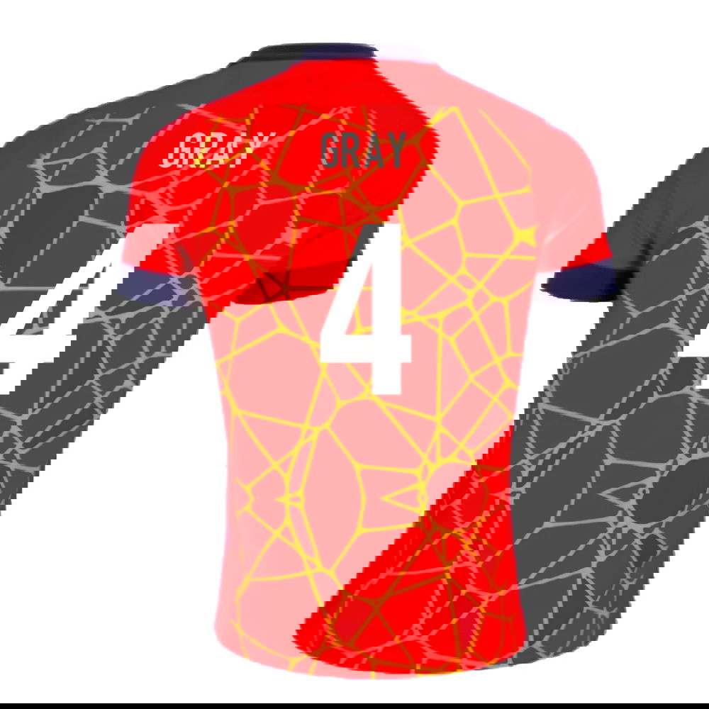 2024-2025 Scotland Rugby Training Jersey (Red) (Gray 4)