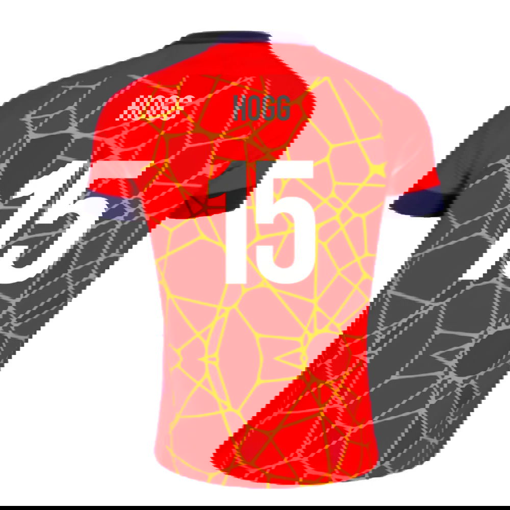 2024-2025 Scotland Rugby Training Jersey (Red) (Hogg 15)