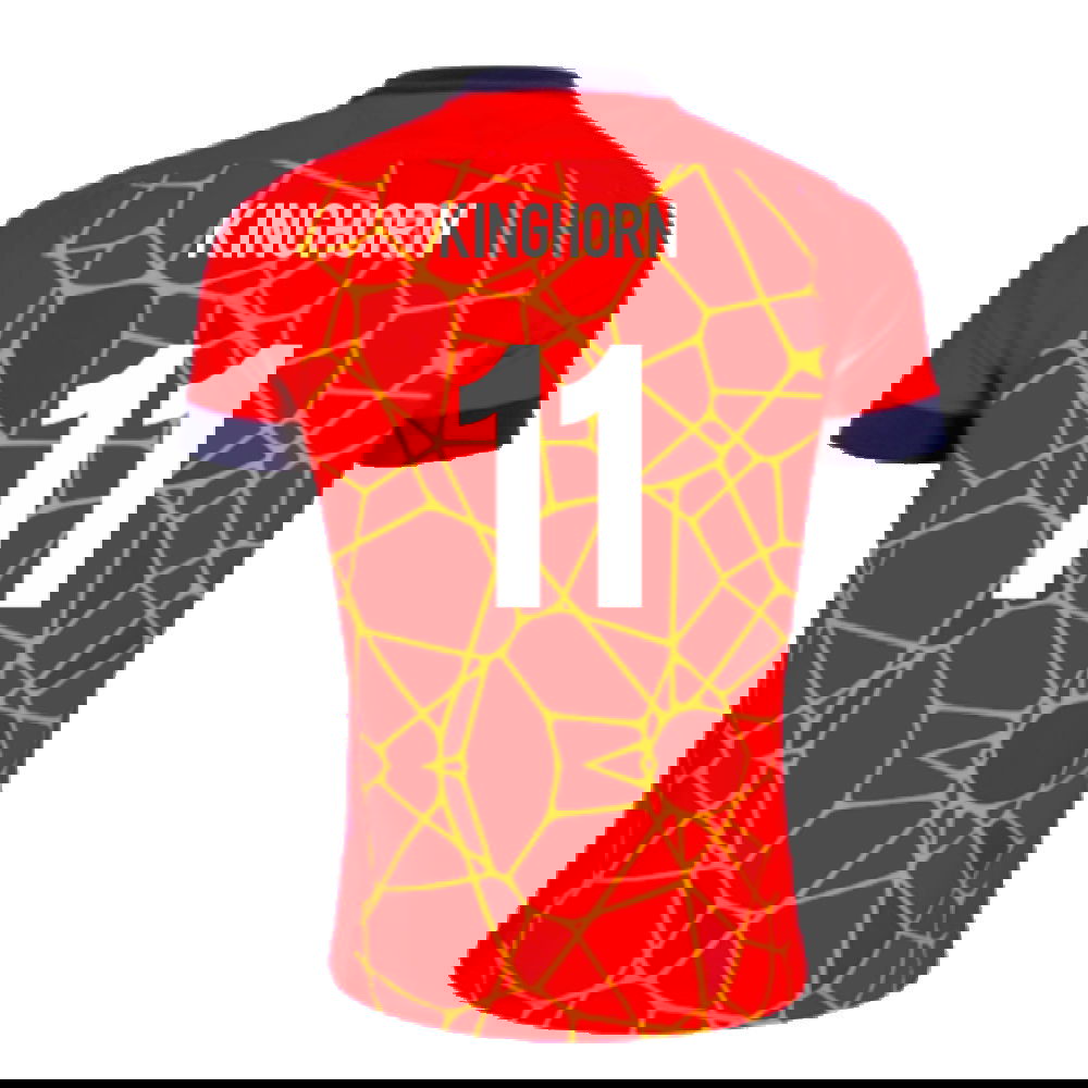 2024-2025 Scotland Rugby Training Jersey (Red) (Kinghorn 11)
