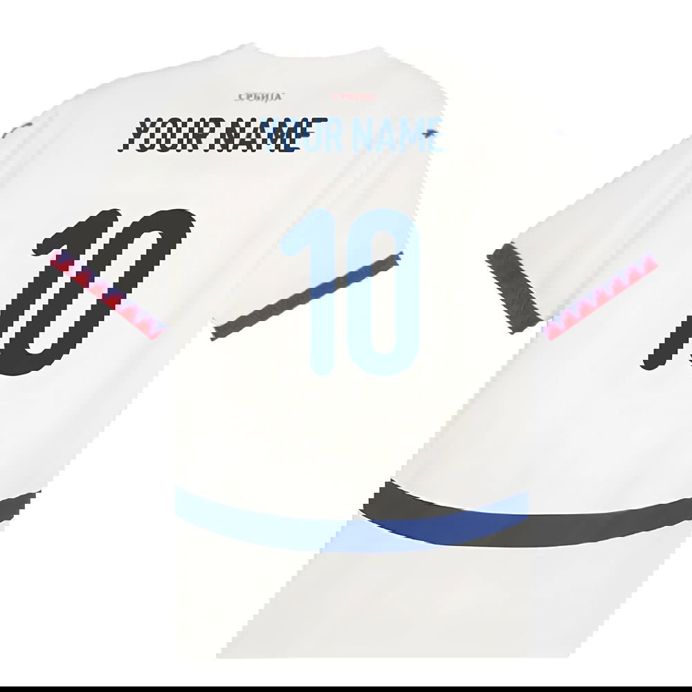 2024-2025 Serbia Away Shirt (Your Name)