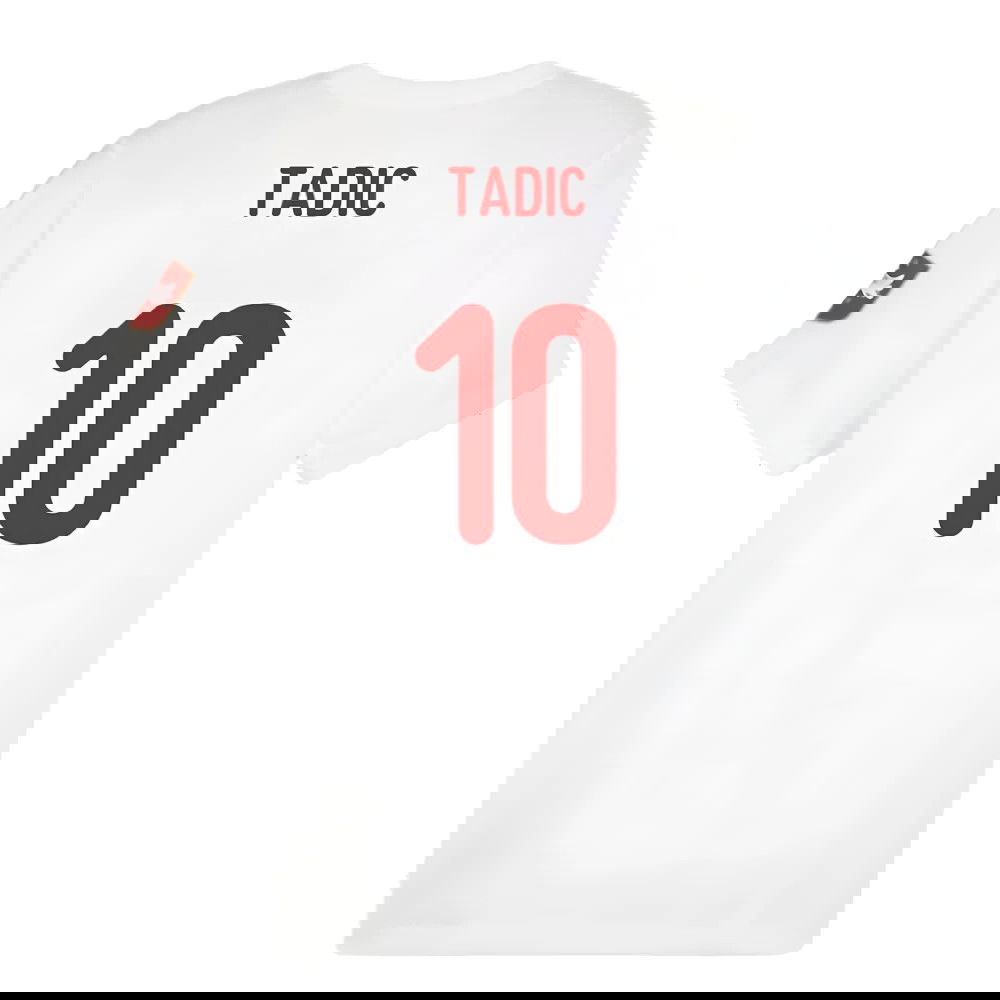 2024-2025 Serbia FtblIcons Tee (White) (Tadic 10)