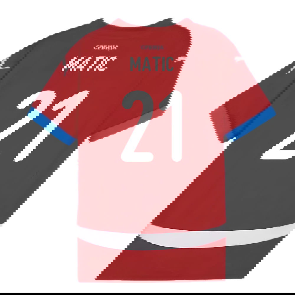2024-2025 Serbia Home Shirt (Kids) (Matic 21)