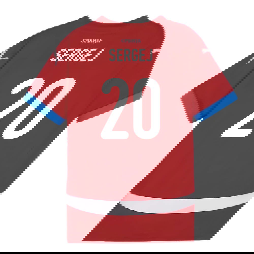 2024-2025 Serbia Home Shirt (Kids) (Sergej 20)
