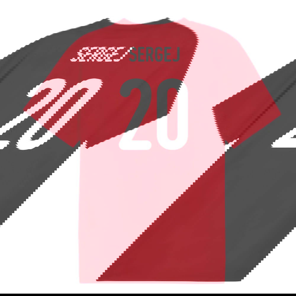 2024-2025 Serbia Pre-Match Jersey (Dark Cherry) (Sergej 20)