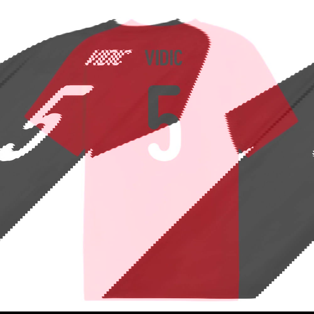 2024-2025 Serbia Pre-Match Jersey (Dark Cherry) (Vidic 5)