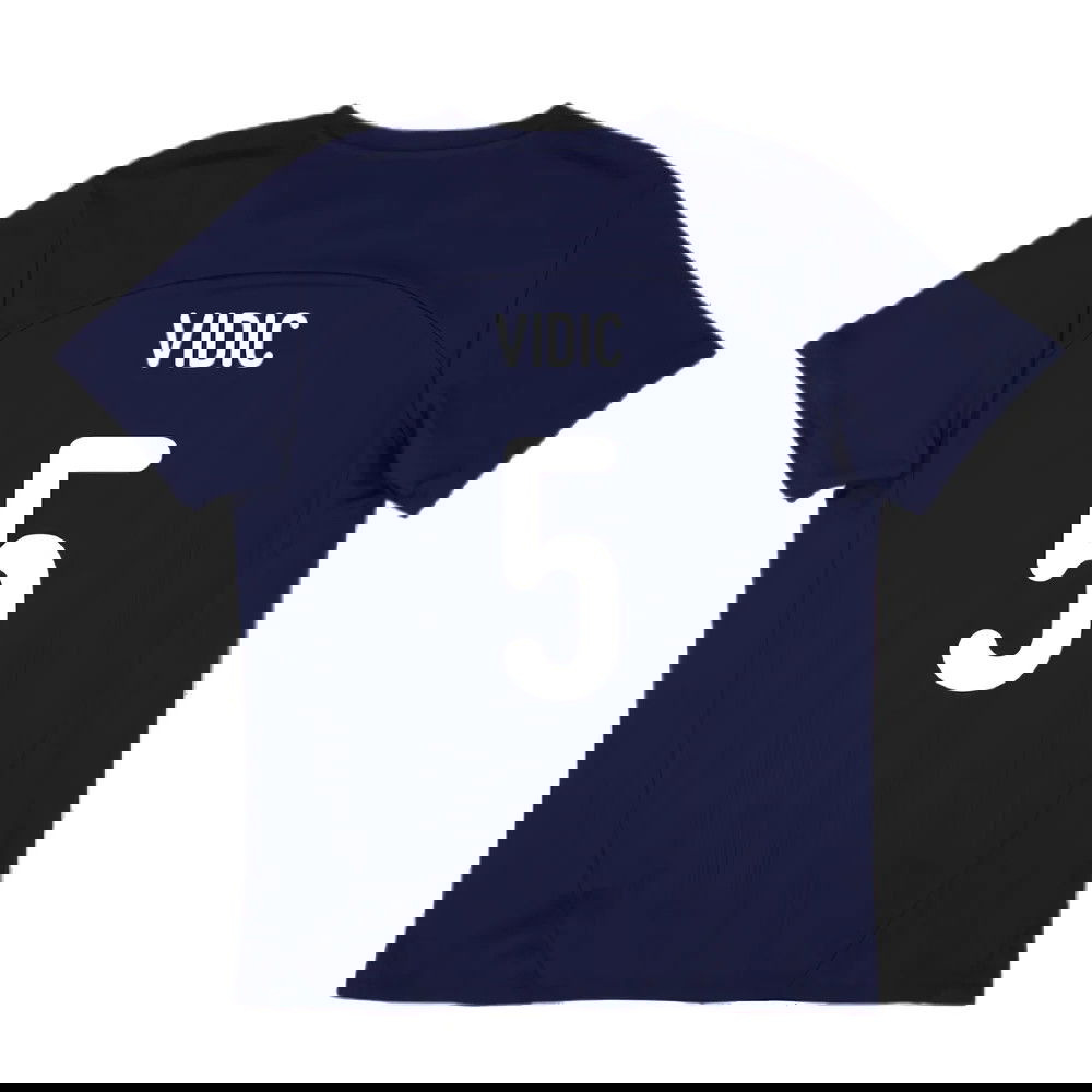 2024-2025 Serbia Training Jersey (Navy) (Vidic 5)