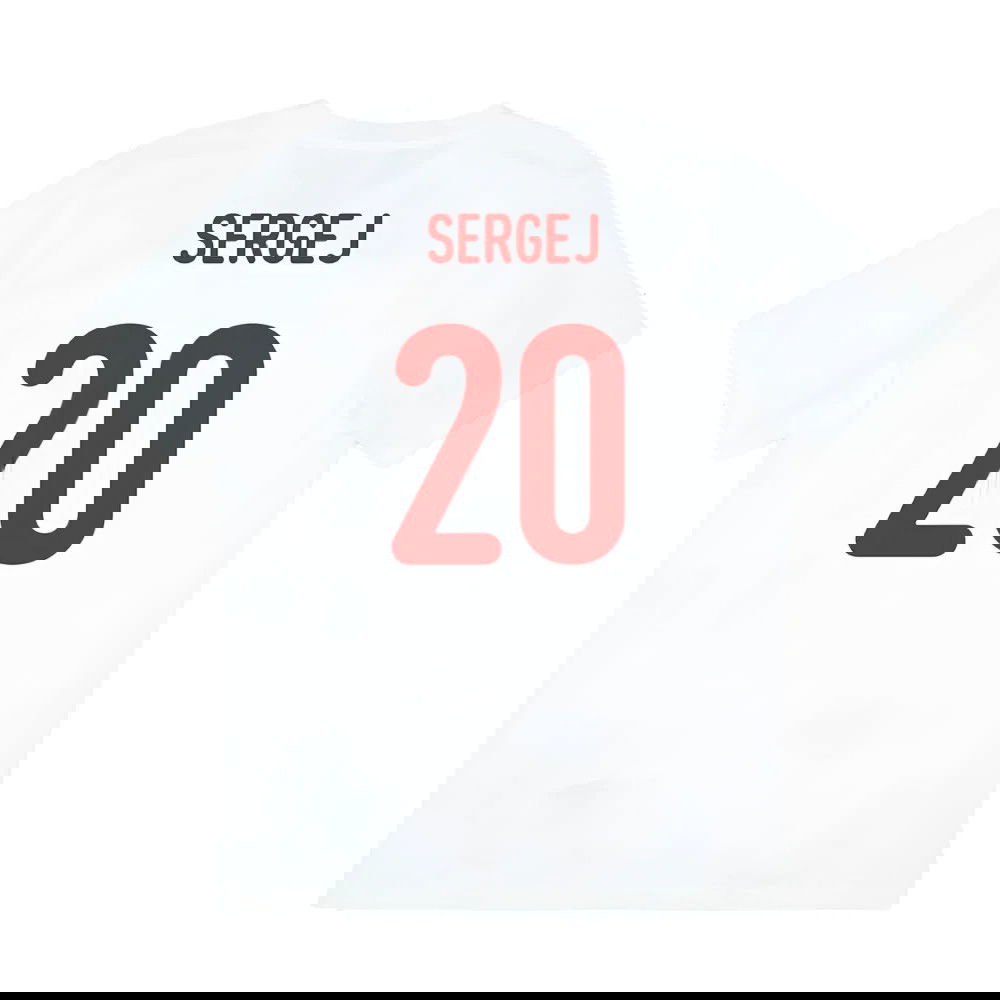 2024-2025 Serbia Training Jersey (White) (Sergej 20)