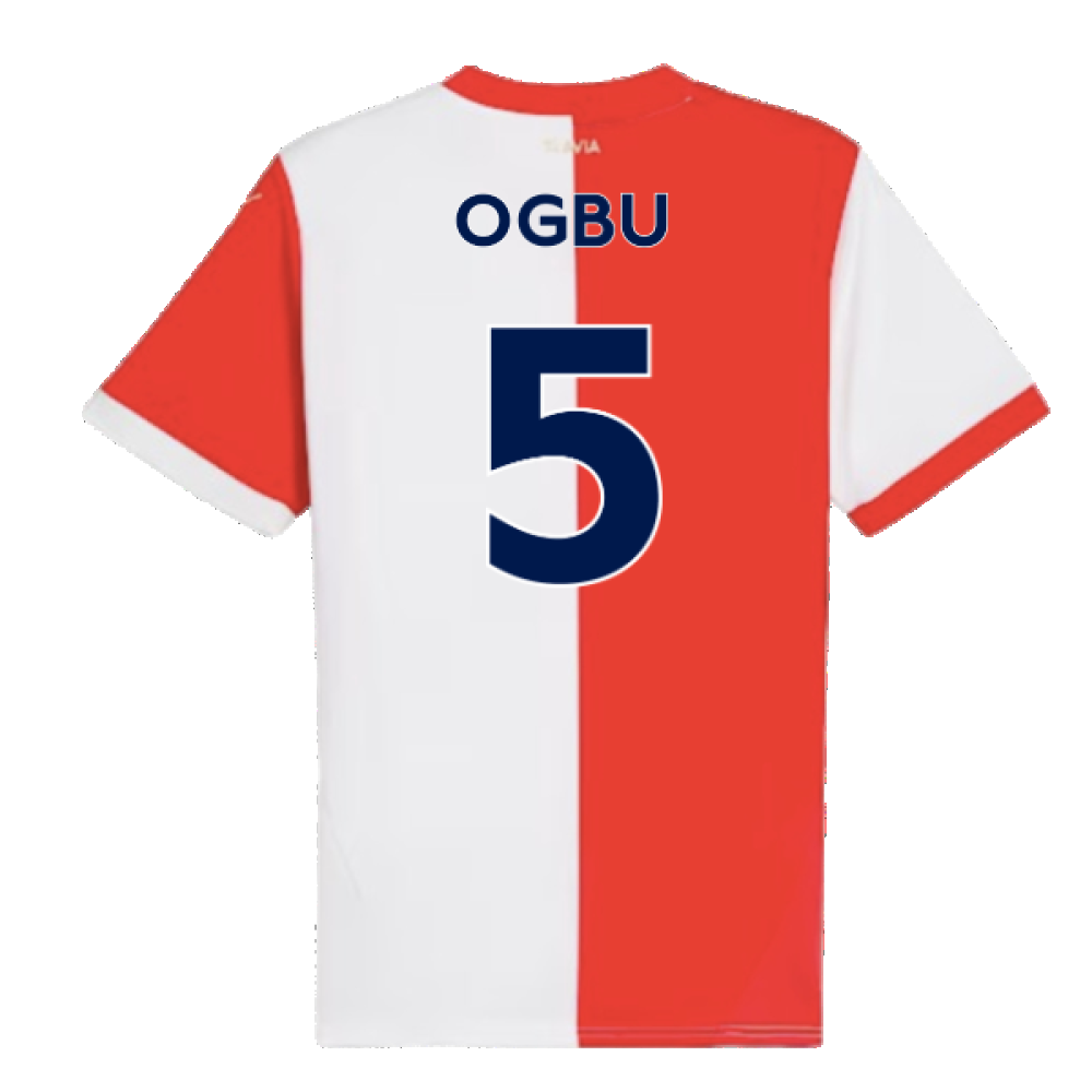 2024-2025 SK Slavia Prague Home Shirt (Ogbu 5)