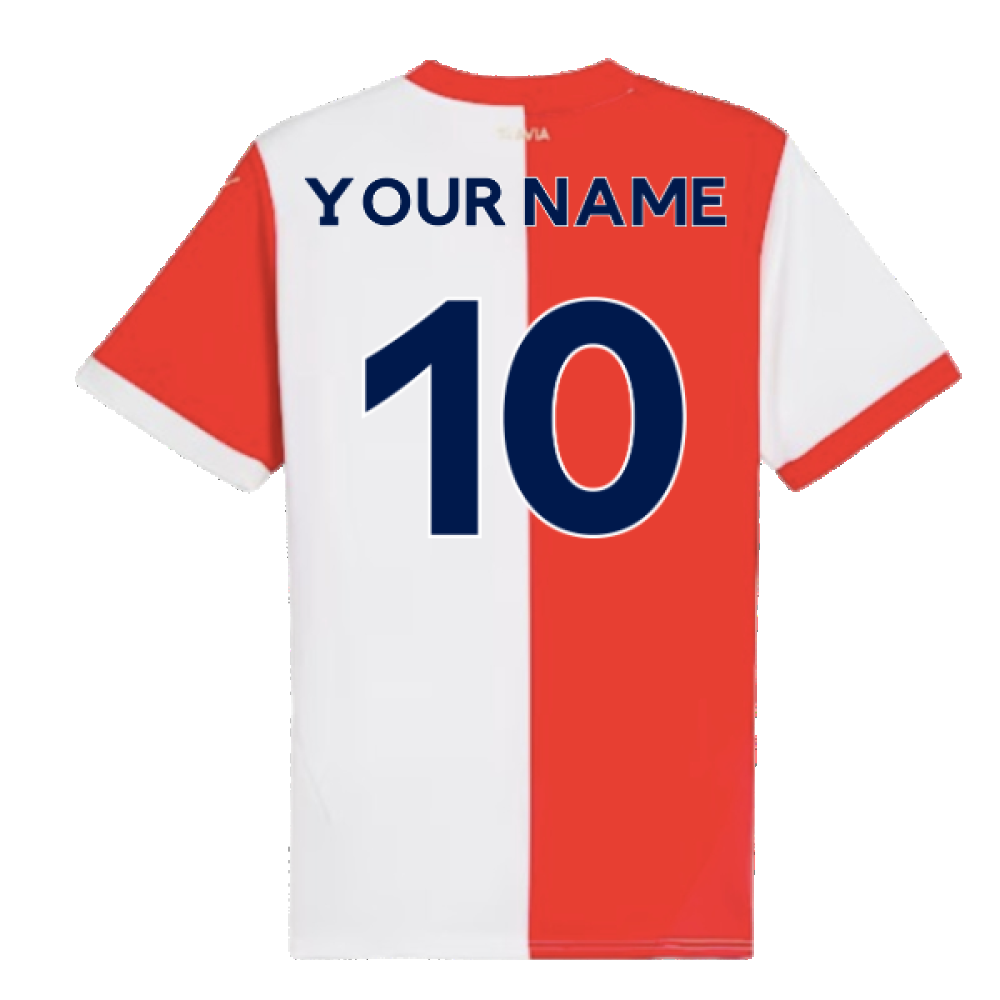 2024-2025 SK Slavia Prague Home Shirt (Your Name)