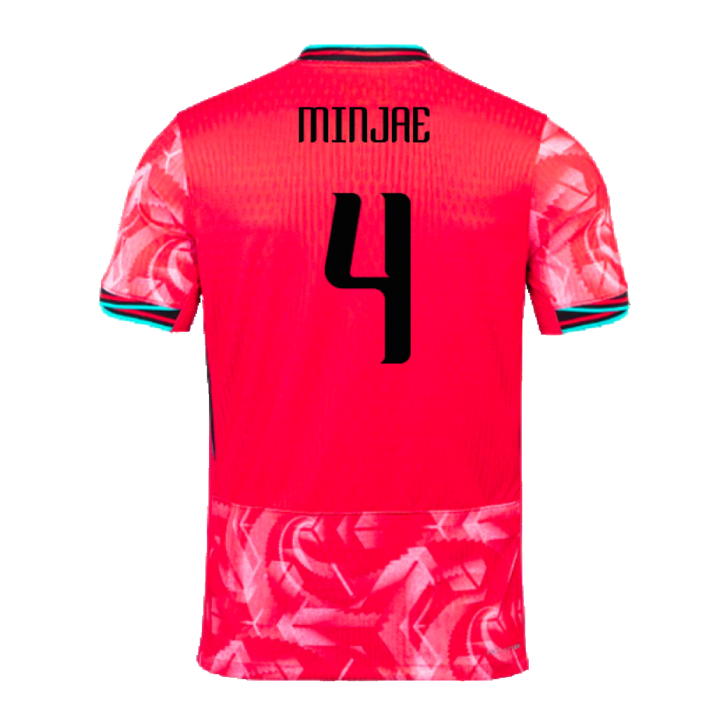 2024-2025 South Korea Dri-Fit ADV Match Home Shirt (Minjae 4)