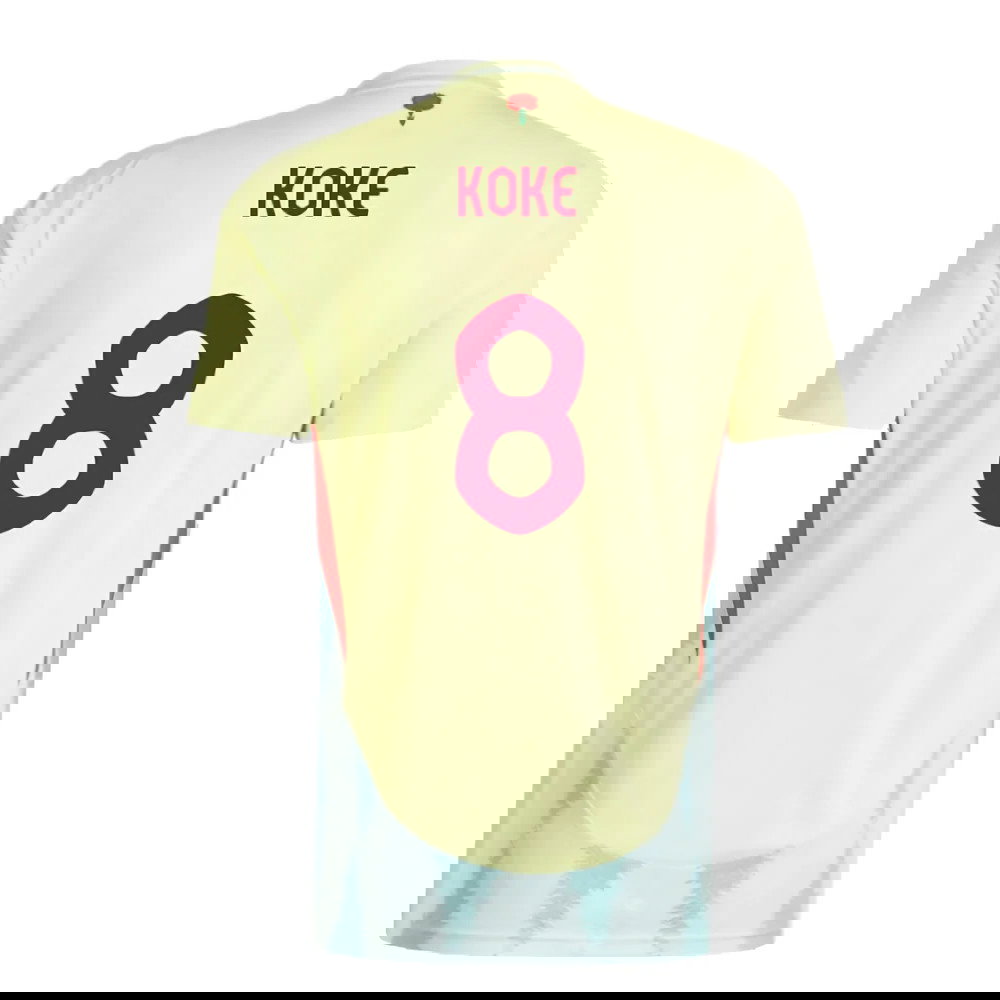 2024-2025 Spain Away Shirt (Koke 8)