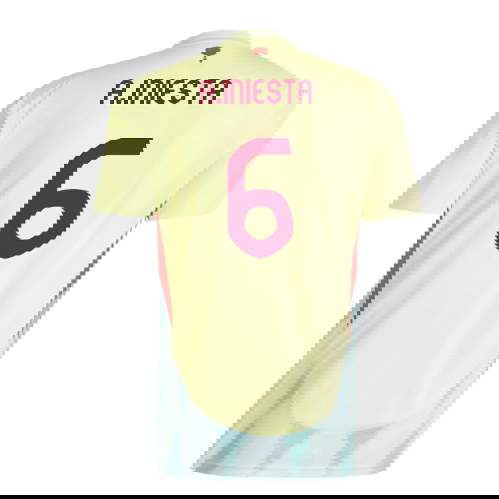 2024-2025 Spain Away Shirt (Ladies) (A.Iniesta 6)