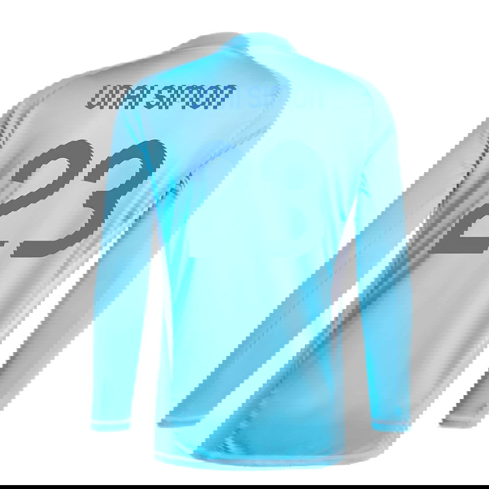 2024-2025 Spain Home LS Goalkeeper Shirt (Semi Blue) (Unai Simon 23)
