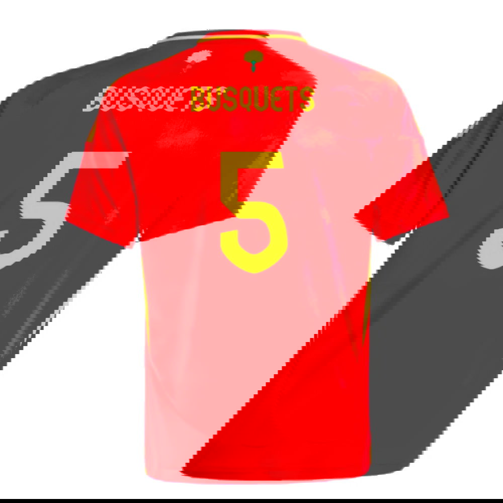 2024-2025 Spain Home Shirt (Kids) (Busquets 5)