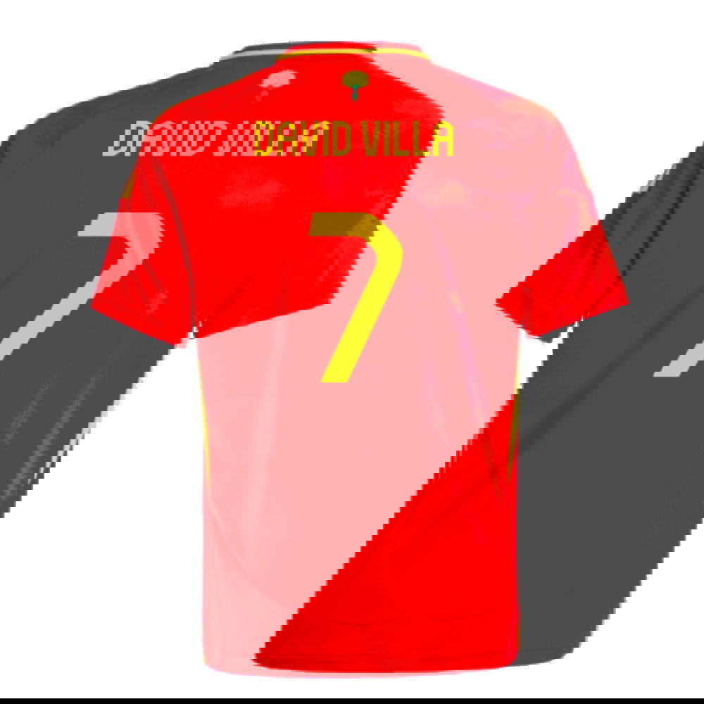 2024-2025 Spain Home Shirt (Kids) (David Villa 7)