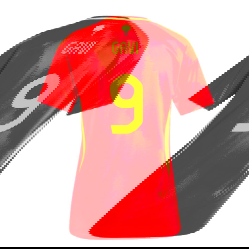 2024-2025 Spain Home Shirt (Ladies) (Gavi 9)