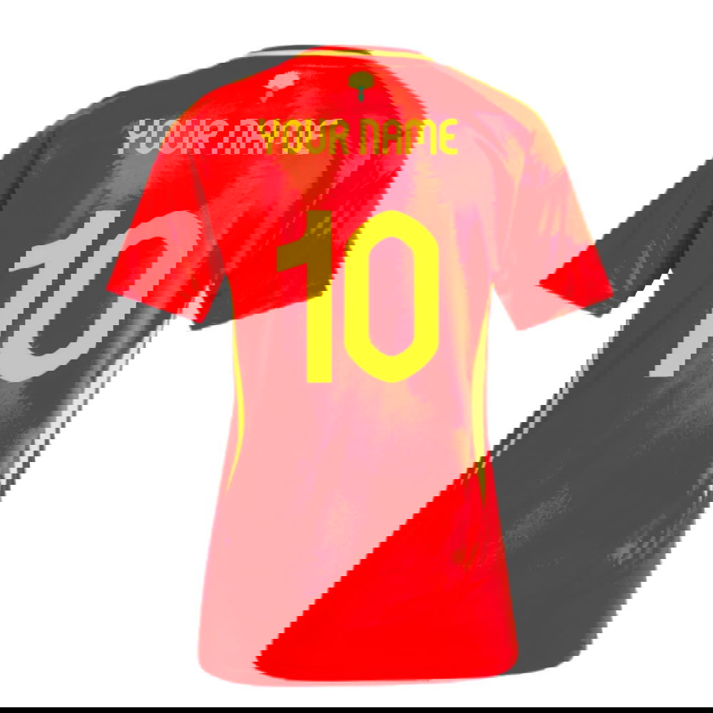 2024-2025 Spain Home Shirt (Ladies) (Your Name)