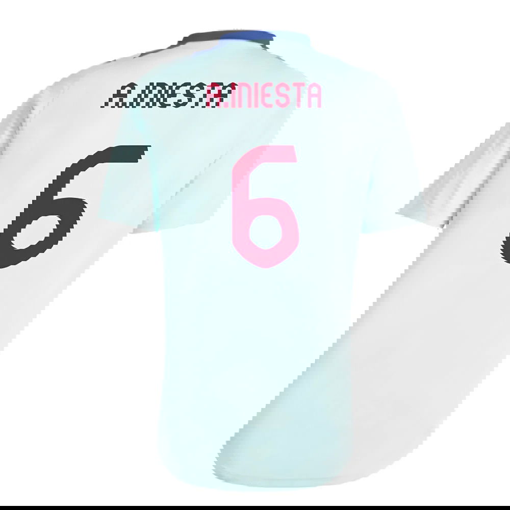 2024-2025 Spain Training Jersey (Halo Mint) (A.Iniesta 6)