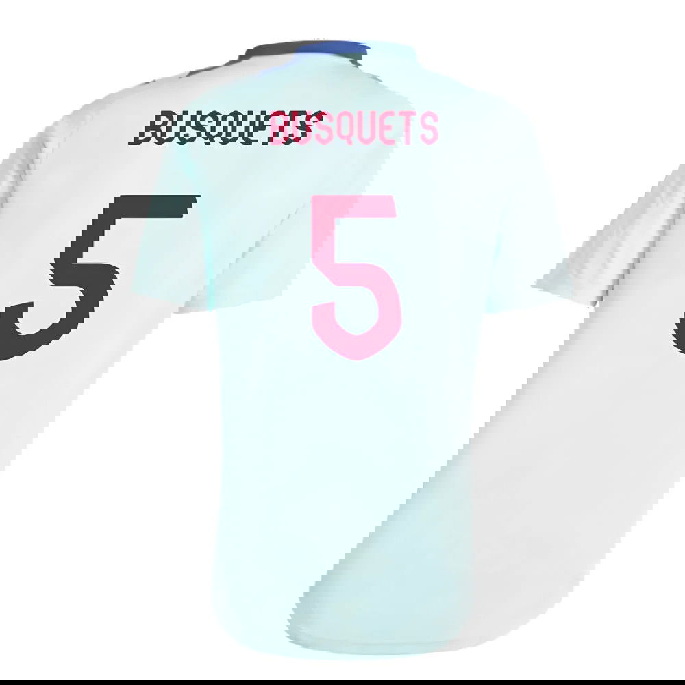 2024-2025 Spain Training Jersey (Halo Mint) (Busquets 5)