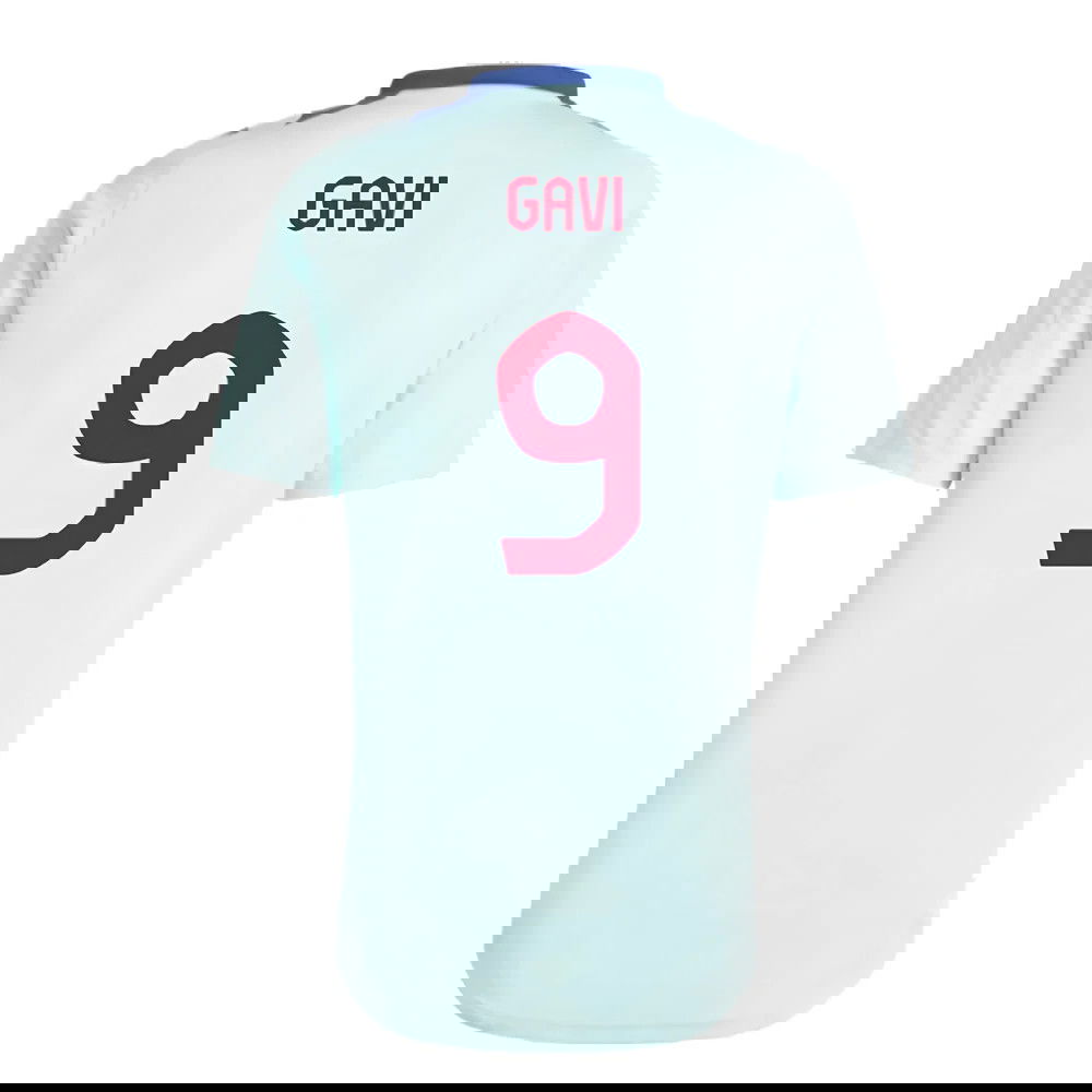 2024-2025 Spain Training Jersey (Halo Mint) (Gavi 9)