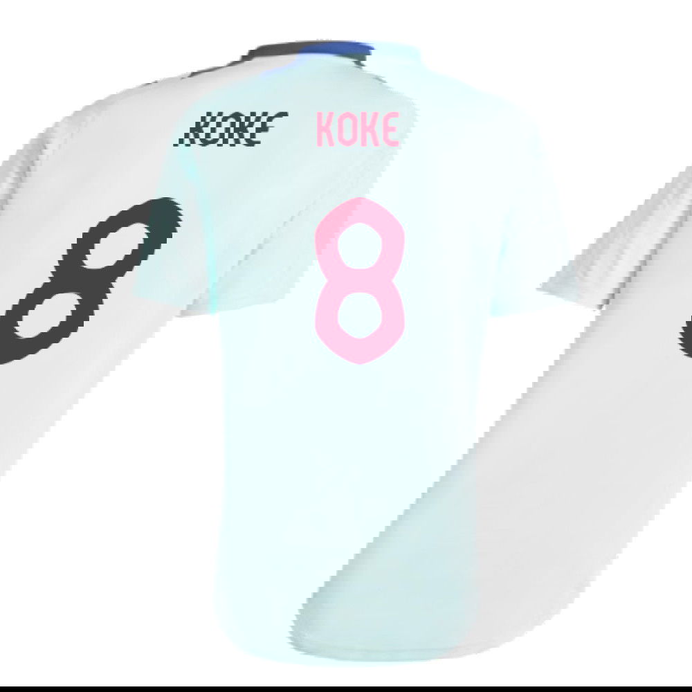 2024-2025 Spain Training Jersey (Halo Mint) (Koke 8)