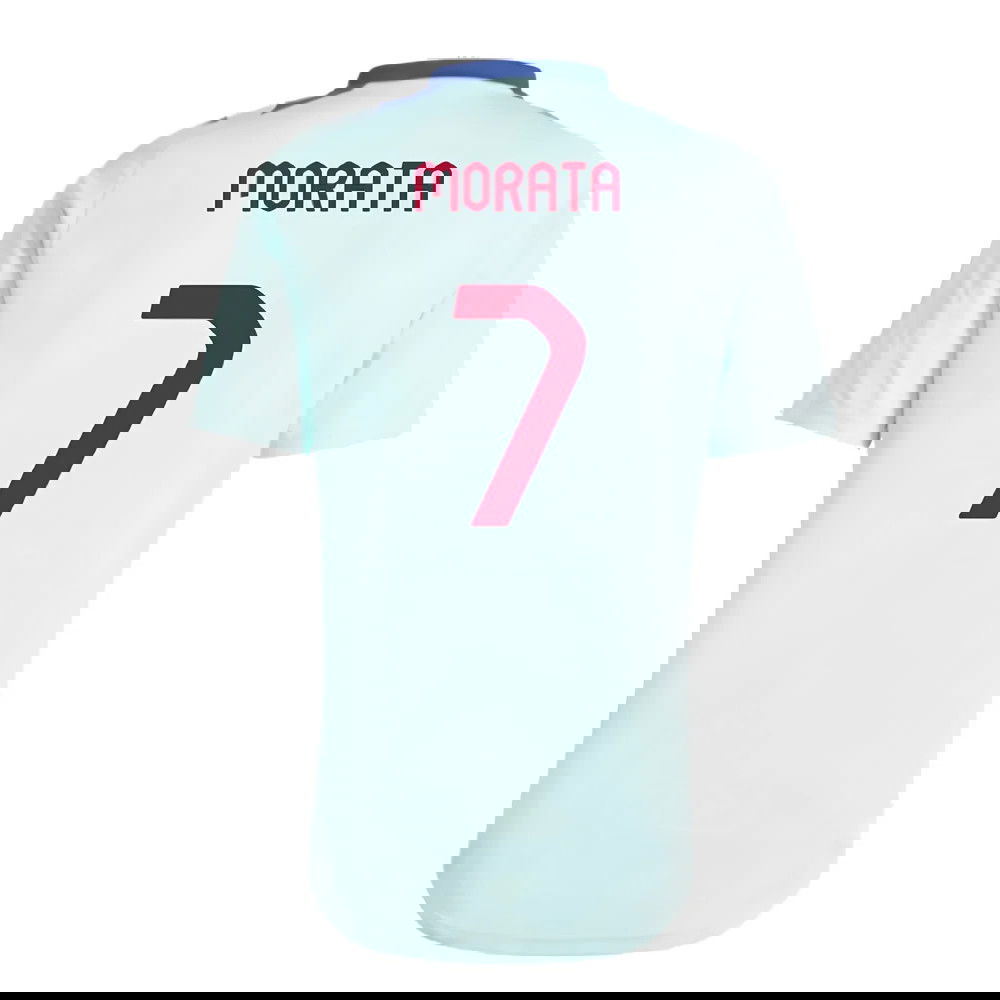 2024-2025 Spain Training Jersey (Halo Mint) (Morata 7)