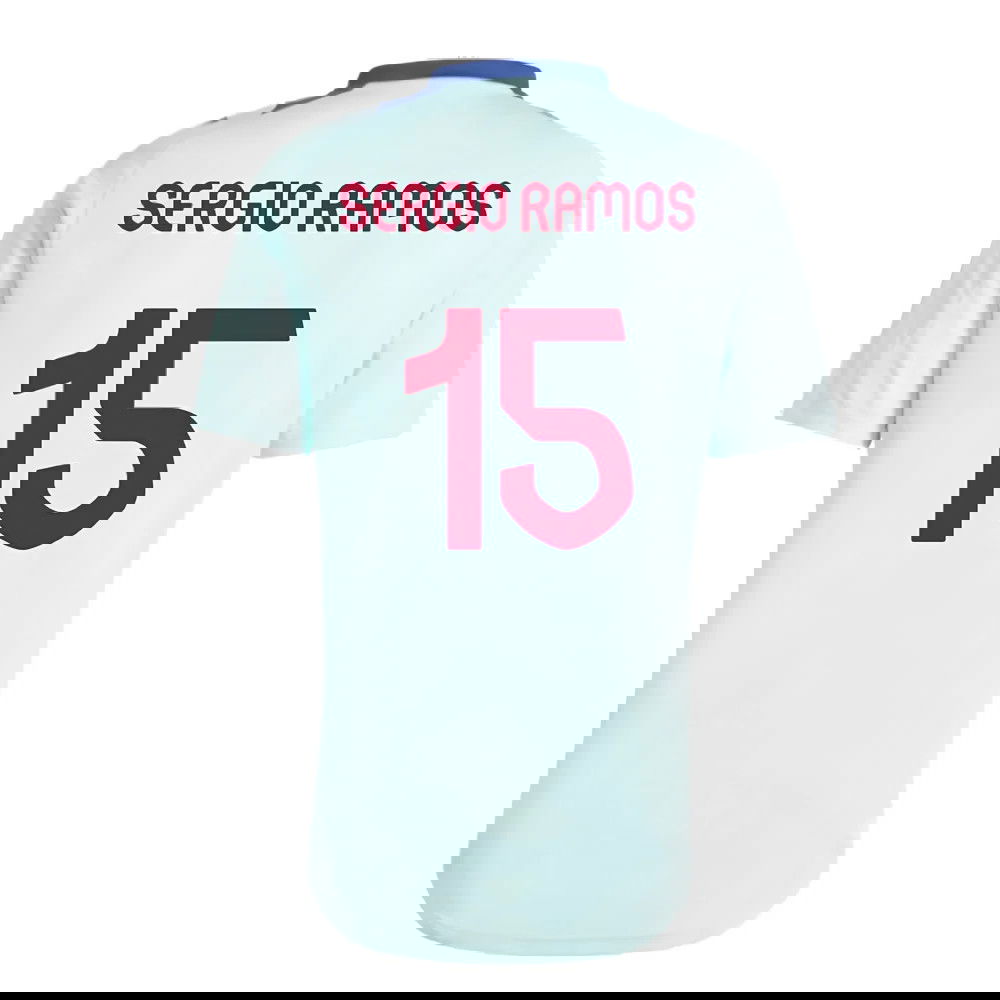 2024-2025 Spain Training Jersey (Halo Mint) (Sergio Ramos 15)