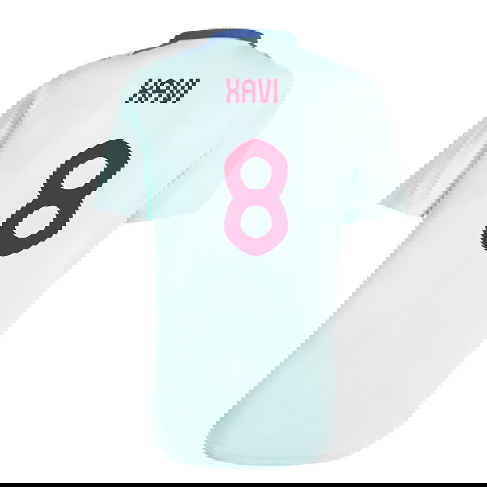 2024-2025 Spain Training Jersey (Halo Mint) (Xavi 8)