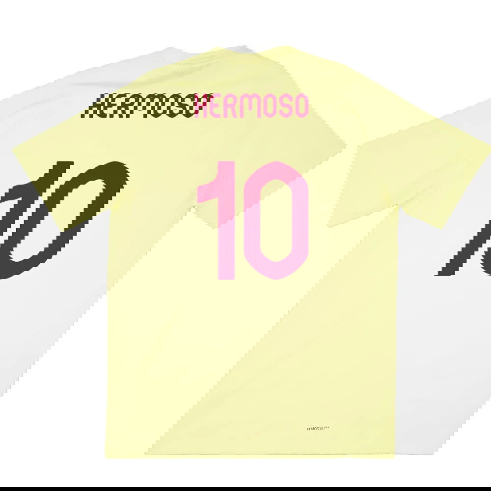 2024-2025 Spain Travel Tee (Yellow) (Hermoso 10)
