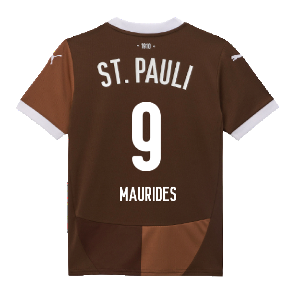 2024-2025 St Pauli Home Shirt (Kids) (Maurides 9)