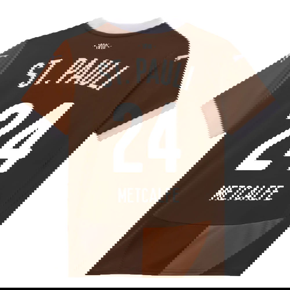2024-2025 St Pauli Home Shirt (Kids) (Metcalfe 24)