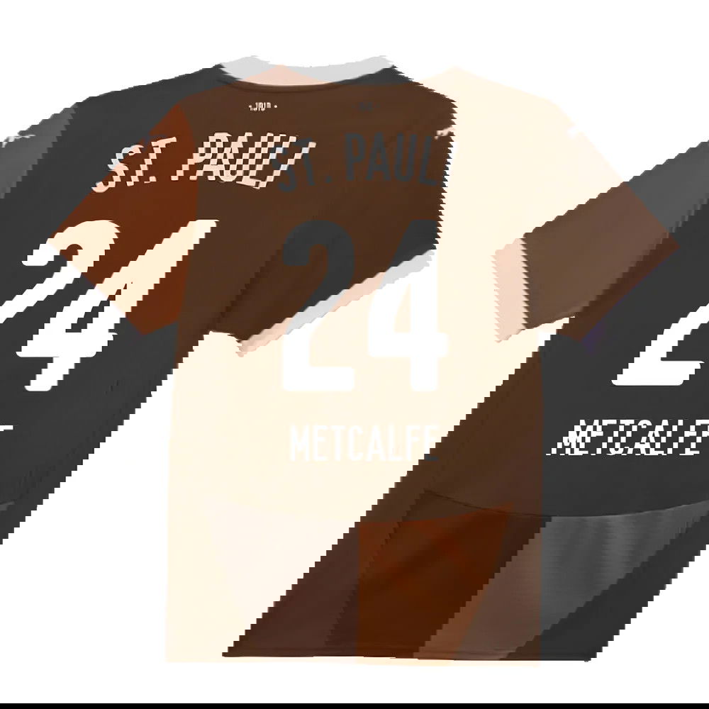2024-2025 St Pauli Home Shirt (Metcalfe 24)