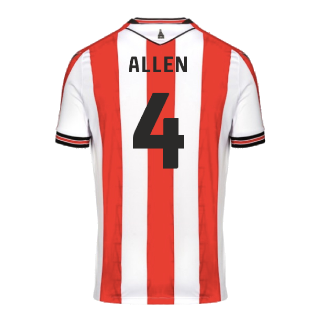 2024-2025 Stoke City Home Shirt (Allen 4)