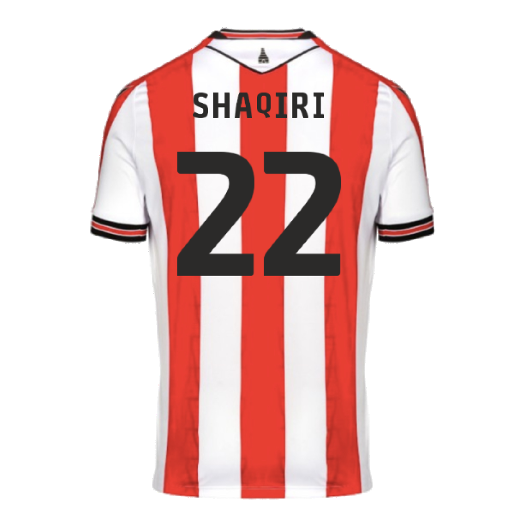 2024-2025 Stoke City Home Shirt (Shaqiri 22)