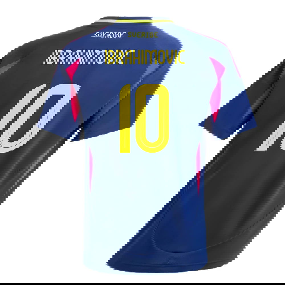 2024-2025 Sweden Away Shirt (Kids) (IBRAHIMOVIC 10)