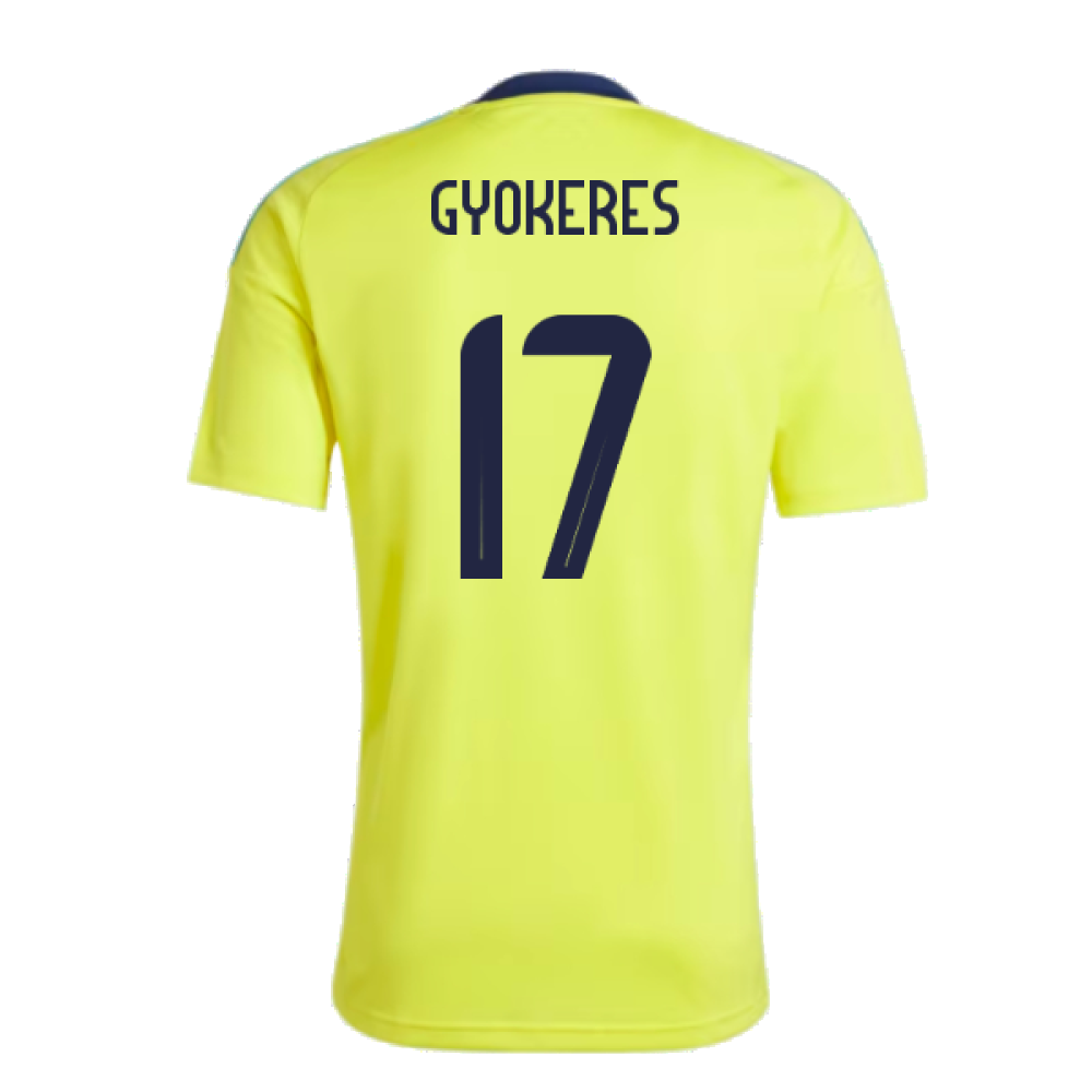 2024-2025 Sweden Home Fan Shirt (GYOKERES 17)