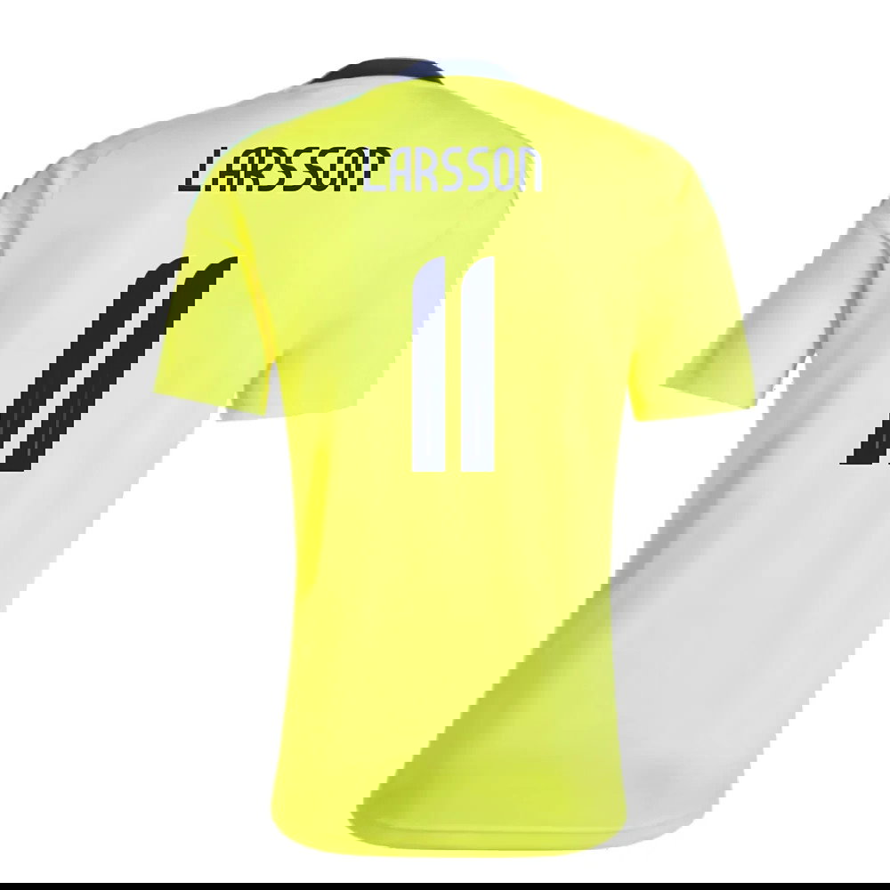 2024-2025 Sweden Home Fan Shirt (LARSSON 11)