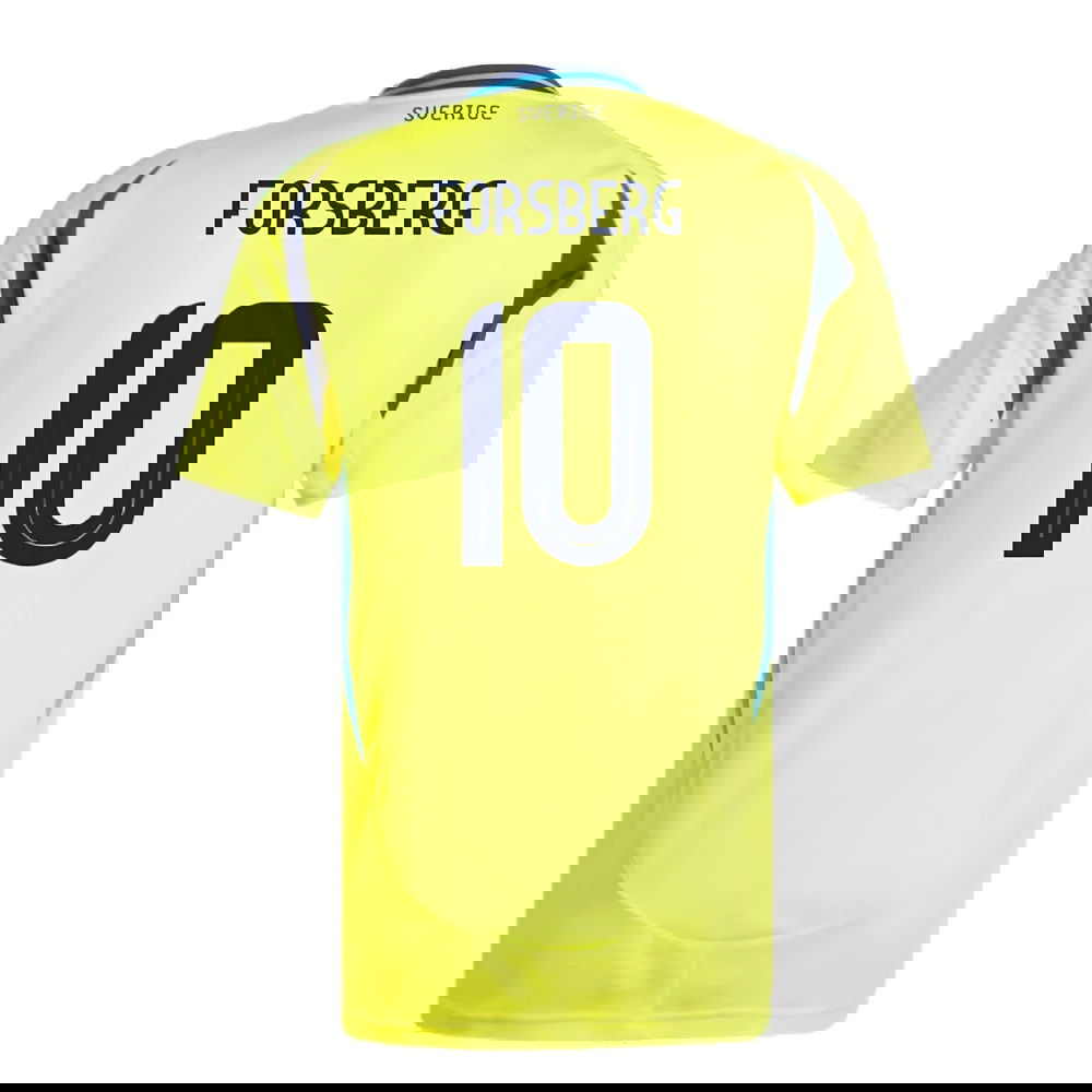 2024-2025 Sweden Home Shirt (FORSBERG 10)
