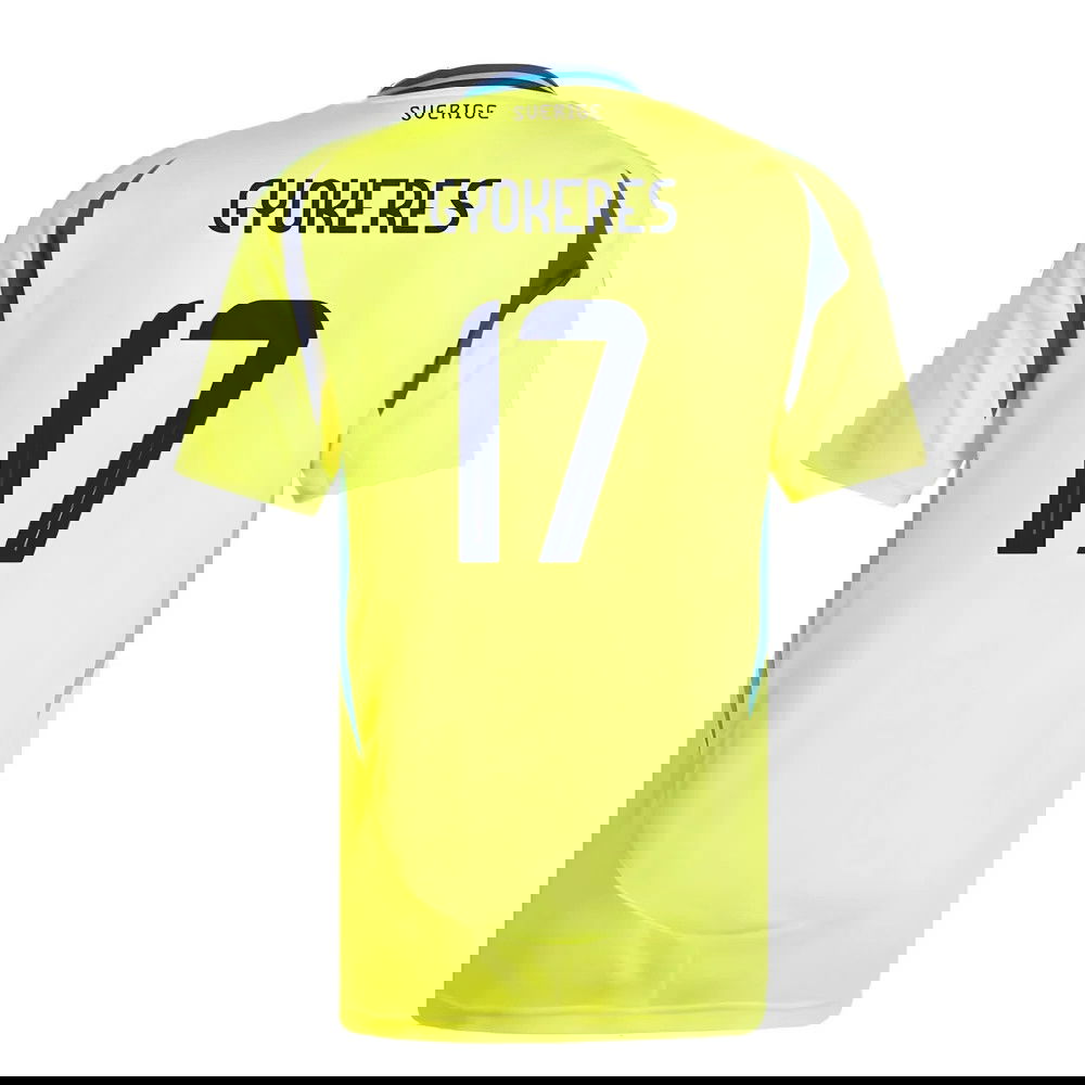 2024-2025 Sweden Home Shirt (GYOKERES 17)
