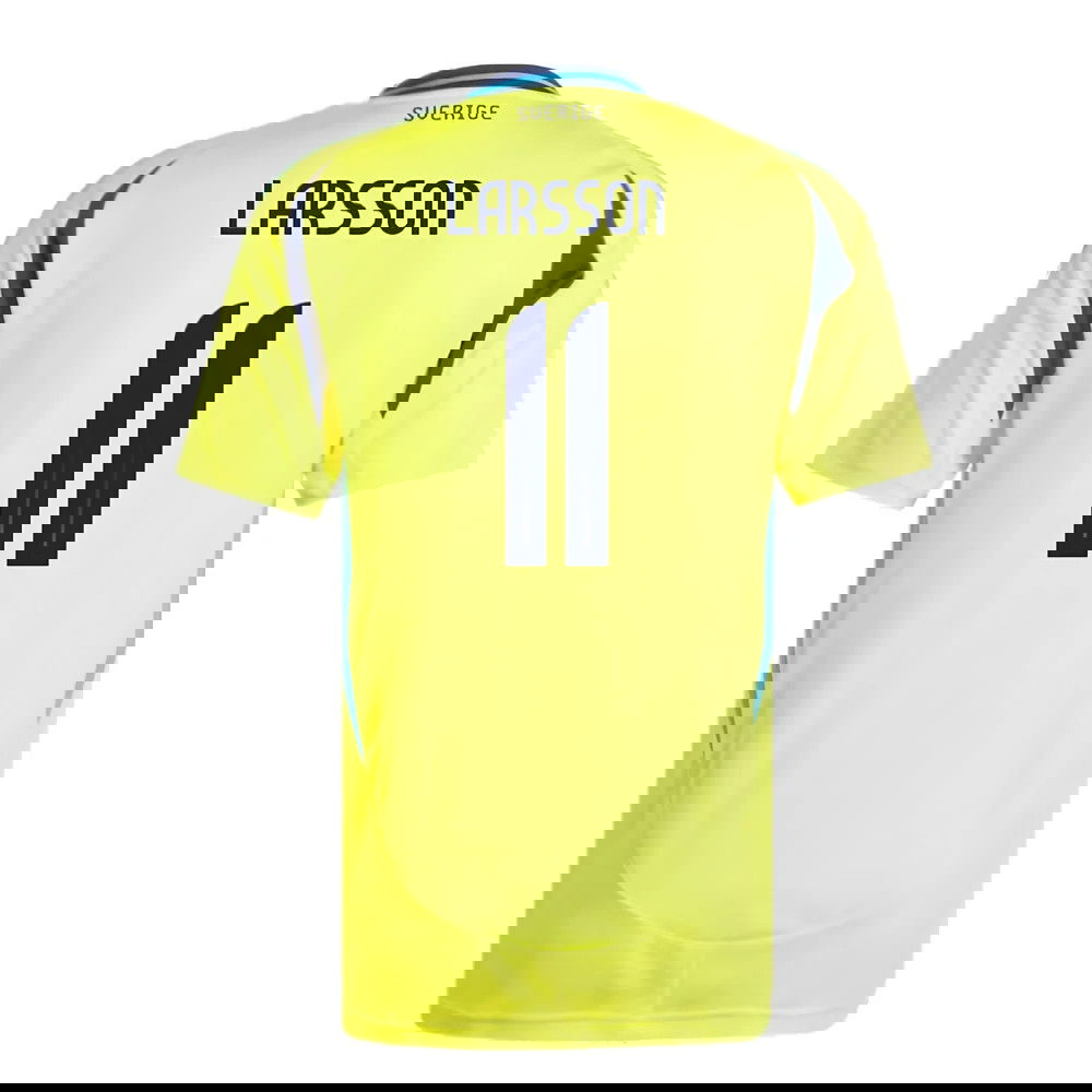 2024-2025 Sweden Home Shirt (LARSSON 11)