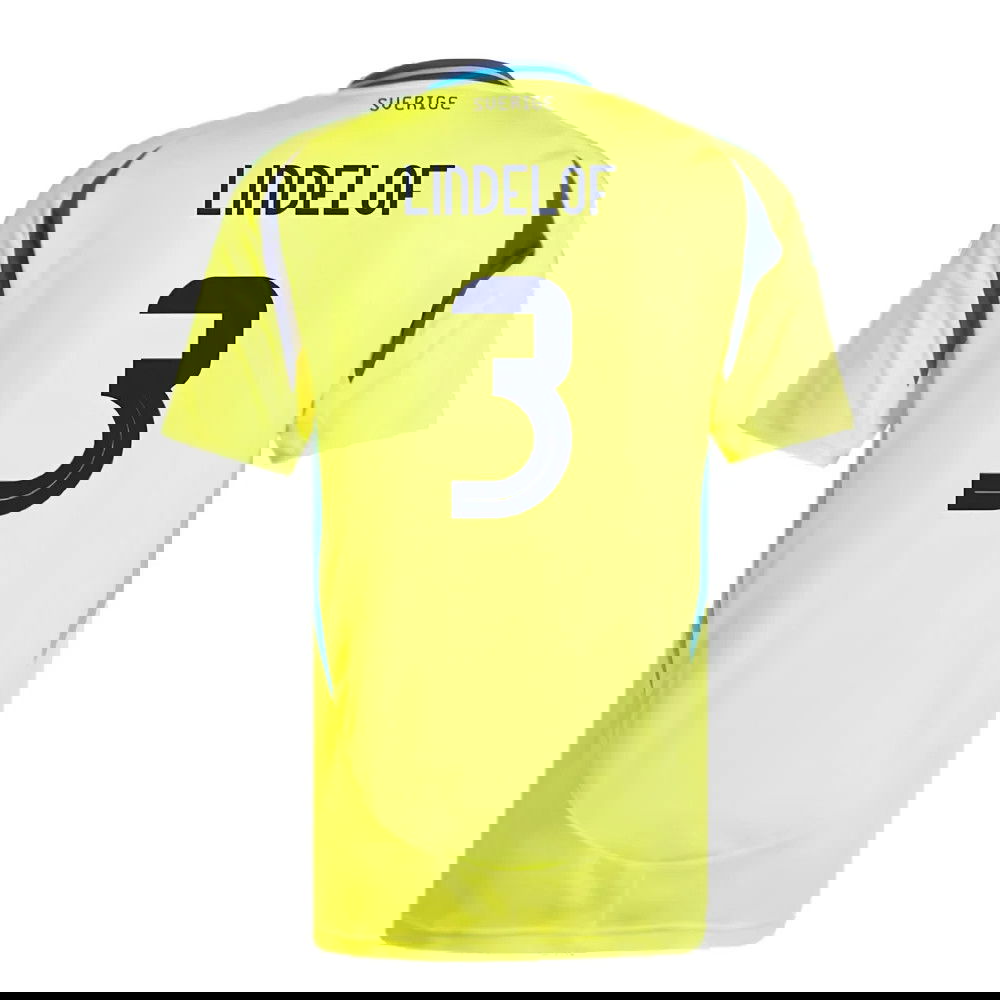 2024-2025 Sweden Home Shirt (LINDELOF 3)