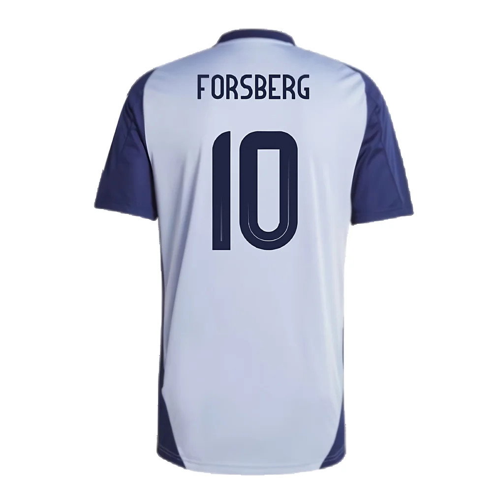2024-2025 Sweden Training Jersey (Blue) (FORSBERG 10)