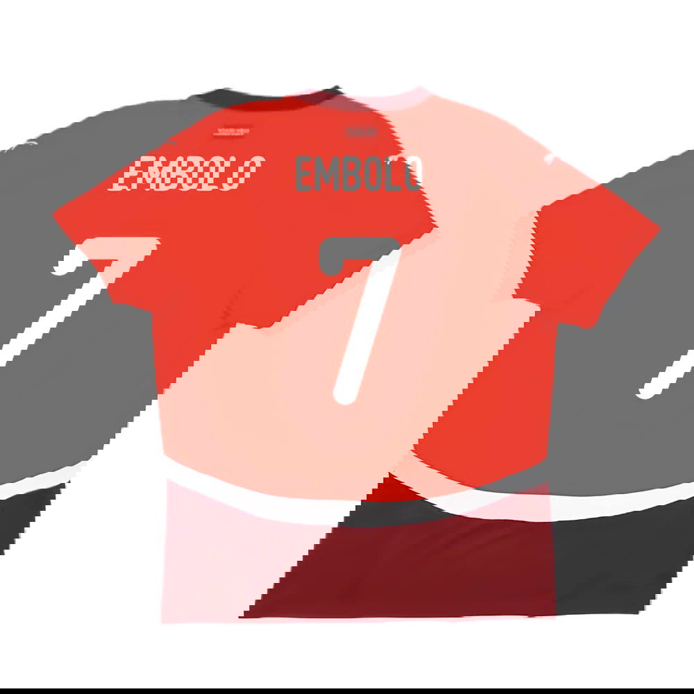 2024-2025 Switzerland Home Shirt (Embolo 7)