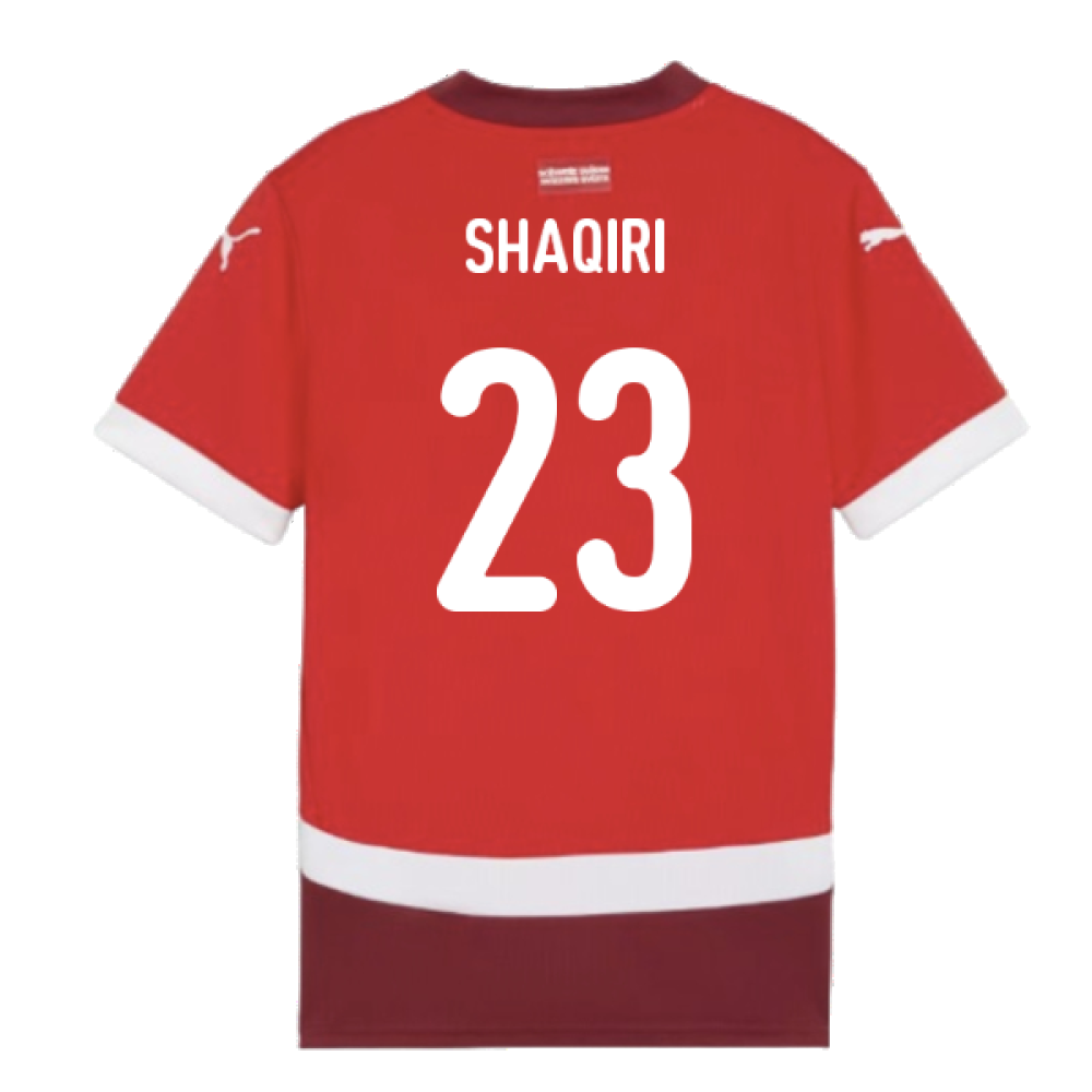 2024-2025 Switzerland Home Shirt (Kids) (Shaqiri 23)