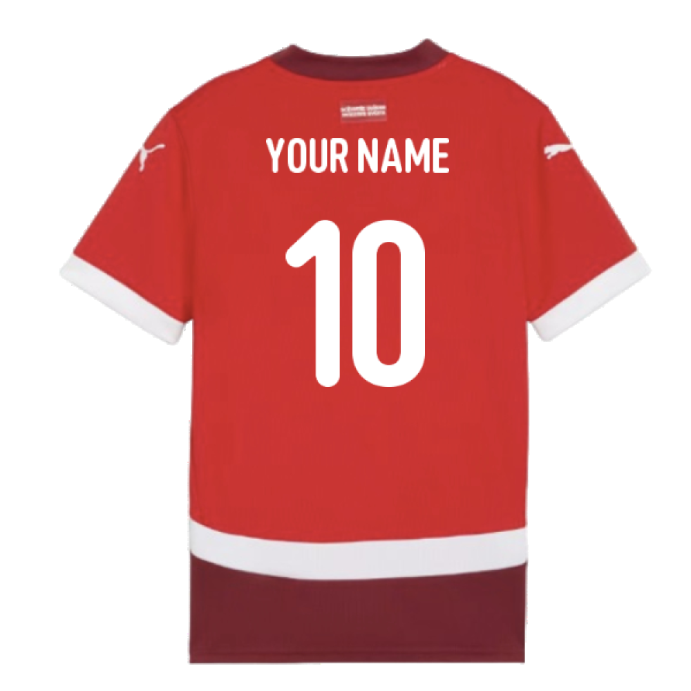 2024-2025 Switzerland Home Shirt (Kids) (Your Name)