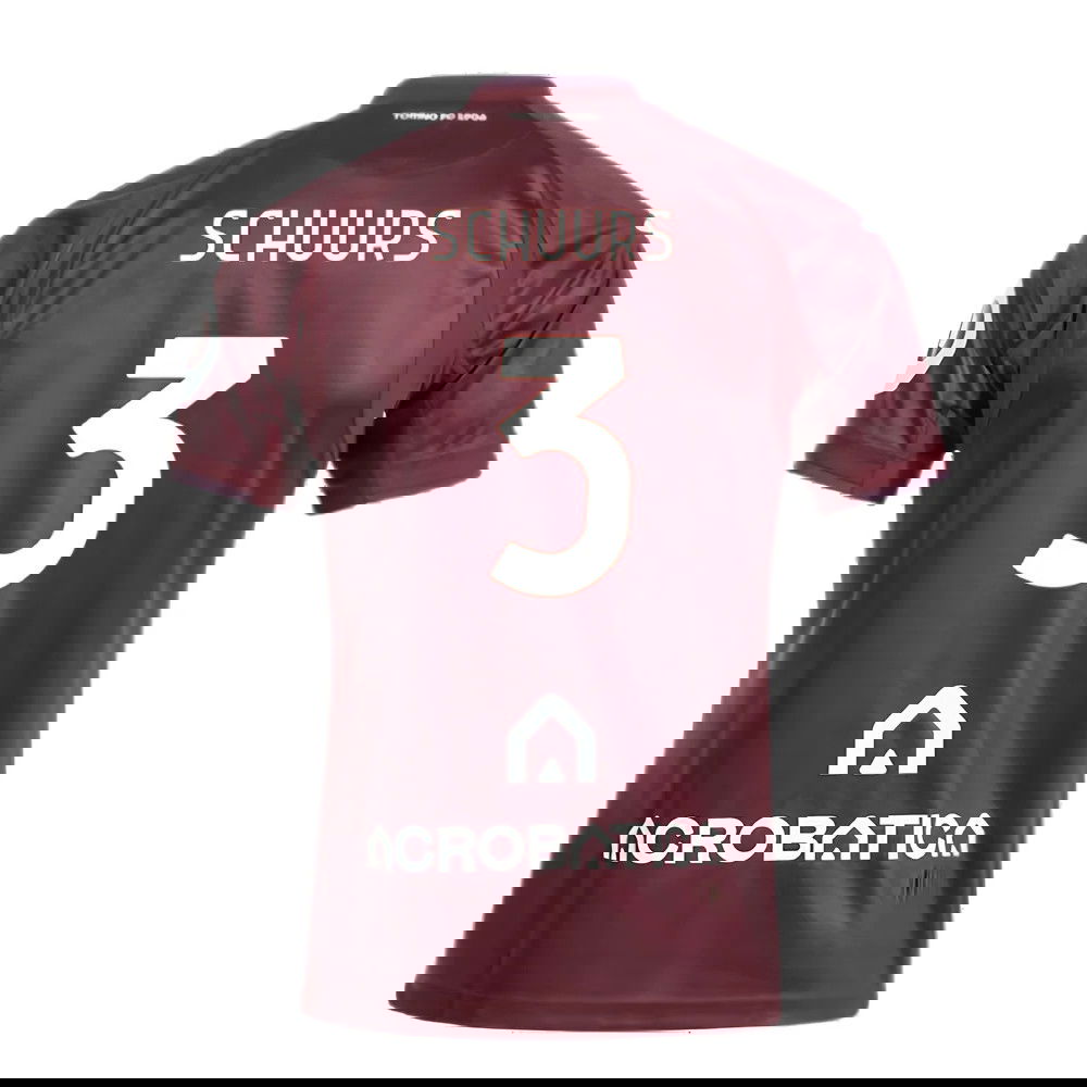 2024-2025 Torino Home Shirt (Schuurs 3)