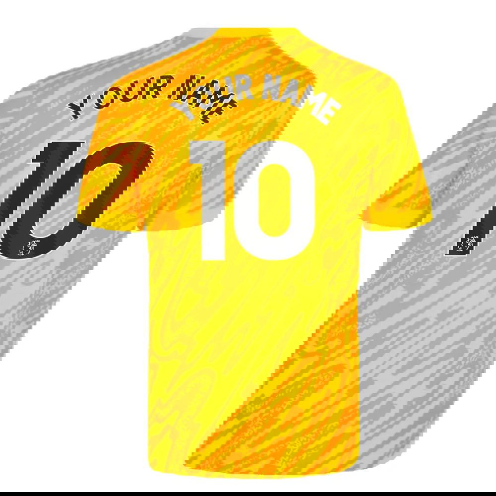 2024-2025 Tottenham Home Goalkeeper Shirt (Orange) - Kids (Your Name)